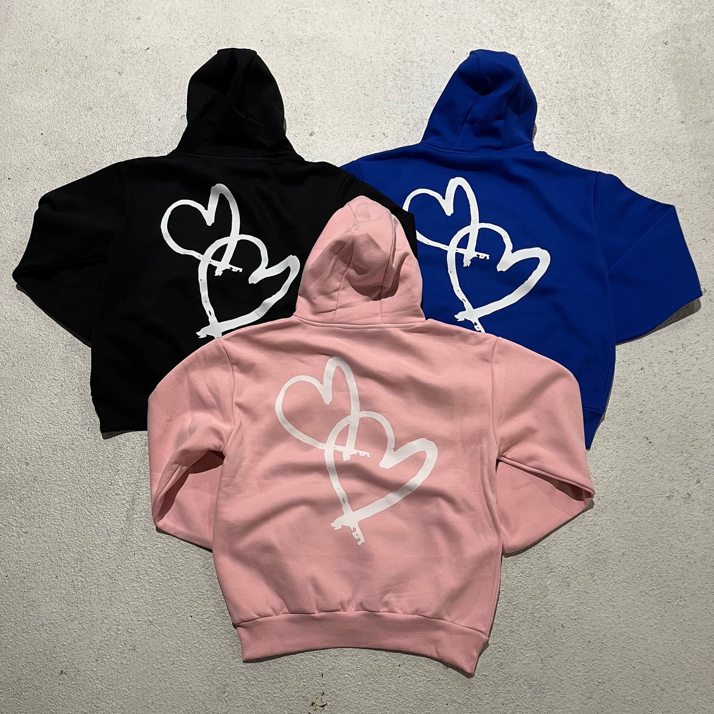 ROYAL BLUE HEART HOODIE