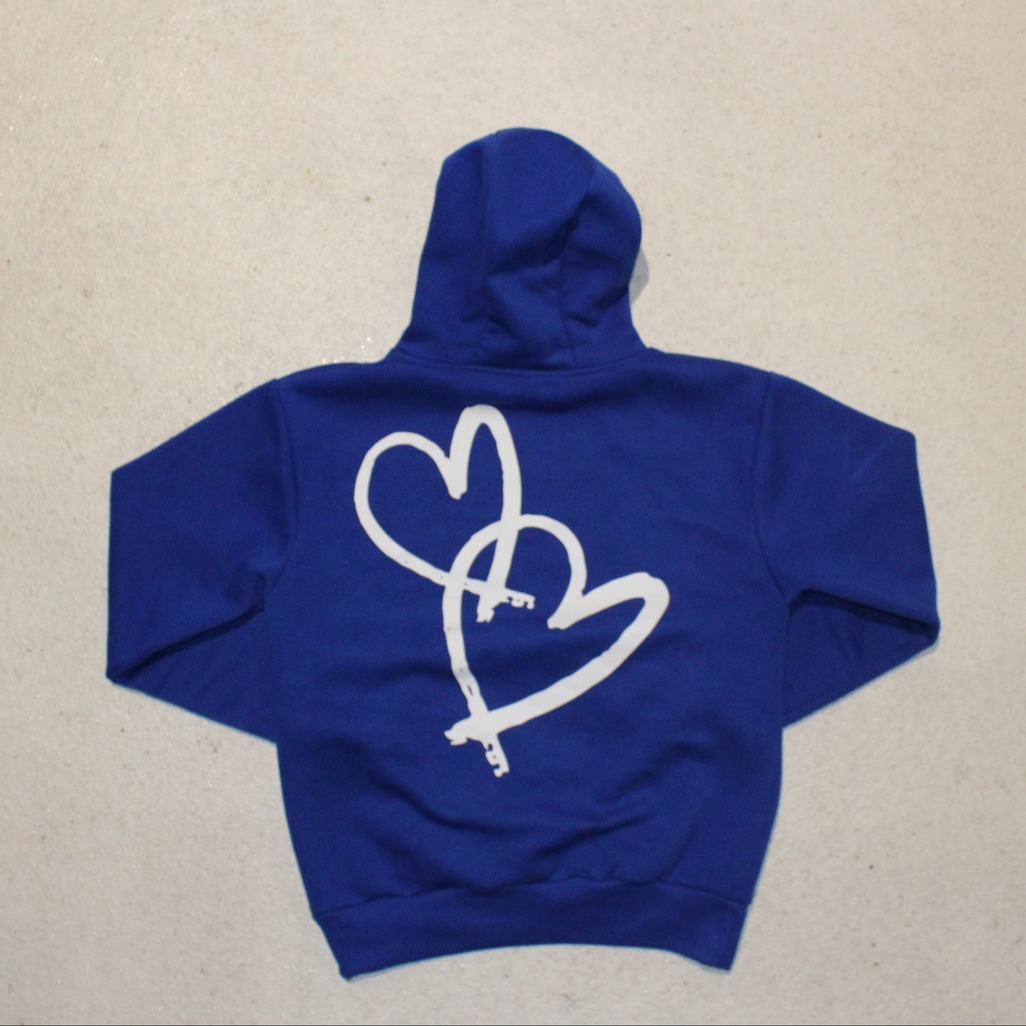 ROYAL BLUE HEART HOODIE